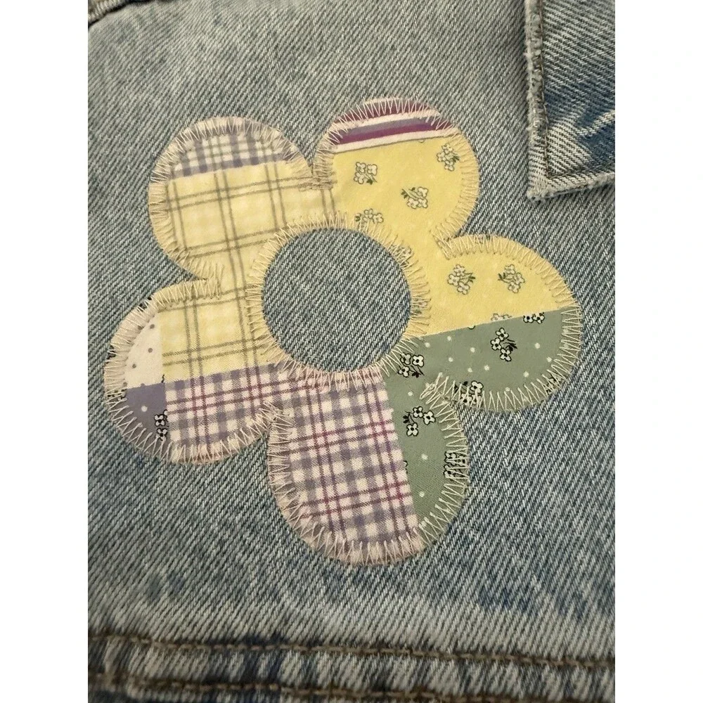 Levi’s 90’s Patchwork Denim Trucker Jacket Size XS NWT Light Wash Retro Relaxed